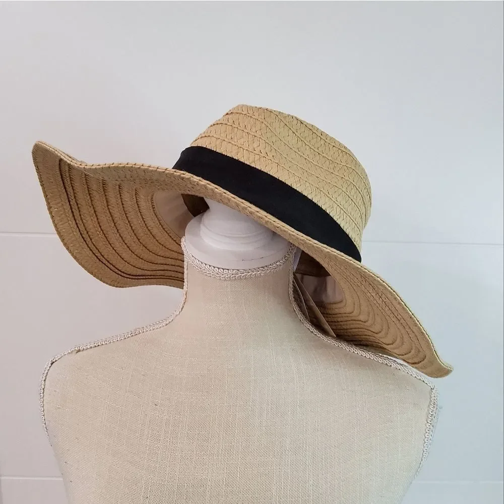 Madewell Packable Braided Straw Hat Size M/L